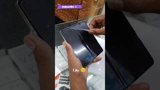 Remove Screen protector and New matte black Screen guard for Samsung fold 5 ragu96 trendshortsyt [upl. by Greenes]