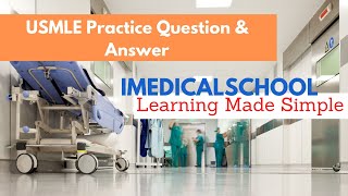 USMLE Practice Question amp Answer [upl. by Anitaf]