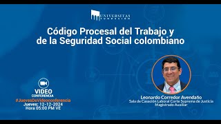 Código Procesal del Trabajo y de la Seguridad Social colombiano [upl. by Ynnaf]