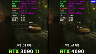 ALAN WAKE II  GeForce RTX 3090 Ti 24GB vs GeForce RTX 4090 24GB [upl. by Rozele]