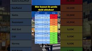 Ihr könnt bei diesen Anbietern gratis Geld abheben 🚀✅ geld [upl. by Anival201]