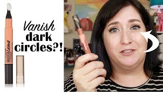 REVIEW IN 5  Maybelline Master Camo Apricot Color Correcting Pen  Dark circles gone [upl. by Erle]