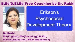 Eriksons Psychosocial Development TheoryBioPsychosocial TheoryEricksons Human Development Cycle [upl. by Eanat]