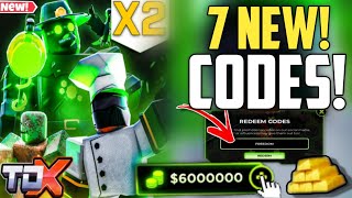 NEW⚡CODES TOWER DEFENSE X CODES IN 2024  ROBLOX TOWER DEFENSE X CODES  TDX CODES  CODES TDX [upl. by Hannon]