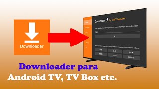 Como instalar Downloader en Android TV 2024 [upl. by Zebapda649]