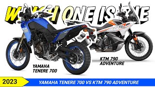 2023 KTM 790 Adventure VS 2023 Yamaha Tenere 700 Which One is the Best [upl. by Oiralih]