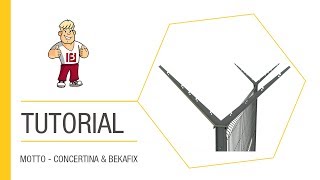 How to install barbed wire on top of my Bekafix posts  Betafence [upl. by Leund]