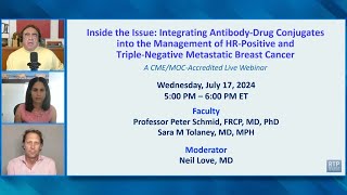 Integrating AntibodyDrug Conjugates into MGMT of HR and TripleNegative Metastatic Breast Cancer [upl. by Certie]