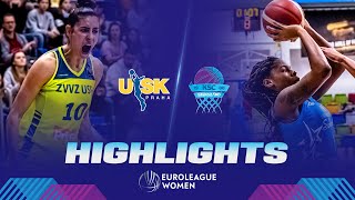 ZVVZ USK Praha  KSC Szekszard  Gameday 1  Highlights  EuroLeague Women 202223 [upl. by Farman]