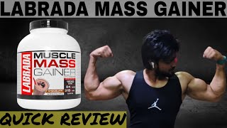 labrada mass gainer review in hindi [upl. by Anitselec]