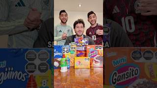 Sebastian YATRA Probando DULCES MEXICANOS 🇨🇴🤝🇲🇽 SebastianYatra sisomosgemelos yatra [upl. by Orrocos]