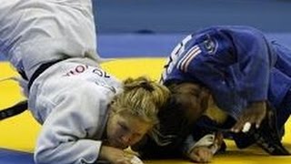 JUDO 2007 World Championships Ronda Rousey USA  Gevrise Emane FRA [upl. by Hauck728]