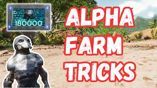 ASA  FASTEST Way To Get Ressources  Farm Like Alpha Tribes ARK Survival Ascended 4K [upl. by Templa1]