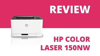 HP Color Laser 150nw A4 Colour Laser Printer [upl. by Koralie]