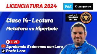 Clase 14  METÁFORA vs HIPÉRBOLE  Curso Gratis PAA 2024 [upl. by Sisak]