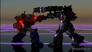 Megatron vs optimus Prime animation [upl. by Nevyar356]