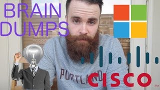 Should I Use a Brain Dump on my CCNACCNPMCSA Exam [upl. by Notkcorb]