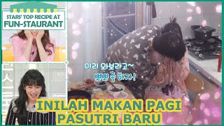 Suasana Makan Pagi Pasutri Baru FunStaurantSUB INDO210319 Siaran KBS World TV [upl. by Acinad]