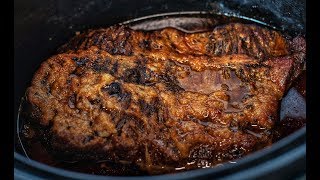 THE EASIEST CROCKPOT BRISKET RECIPE EVER [upl. by Zane336]