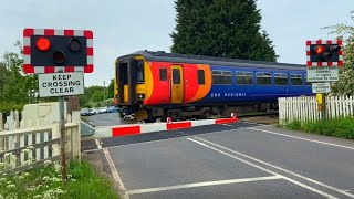 Findern Level Crossing Derbyshire [upl. by Melvyn595]