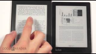 Amazon Kindle Paperwhite 2 vs Kobo Aura Comparison [upl. by Matt]