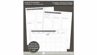 How to Plan a Scrapbook Album with PDF Worksheets [upl. by Htebazileyram490]