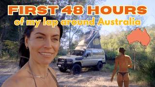 First 48 hours of my lap around Australia in my Troopy  4x4 offroad adventures [upl. by Sirap]