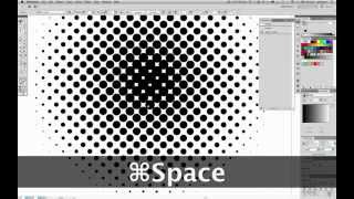 Illustrator Tutorial  Vector Halftone Effect no plugins no Photoshop [upl. by Aihtnis110]