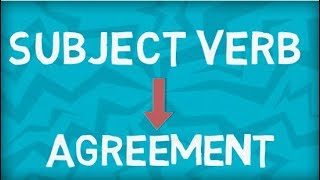 Subject Verb Agreement  Basic Rules [upl. by Ingamar]