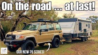 We Leave Perth  AT LAST  In Our New 76 Series LandCruiser [upl. by Idolla]