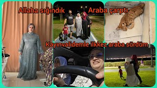 ARABAYLA İMTİHANIMIZ ANNEMLE SARMAŞ DOLAŞ VURUP KAÇMIŞLAR TERZİYE GİTTİK [upl. by Aliban]