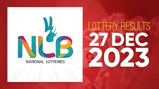 NLB Live Lottery Draw 20231227  0930 PM [upl. by Anicul]