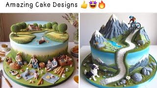 Amazing cakes Designesrameenvlog7028 [upl. by Melantha]