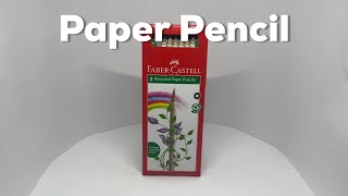 FaberCastell 8 Recycled Paper Pencil [upl. by Ayaet]