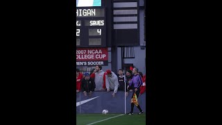 Parker Grinstead Goal vs Michigan  Ohio State Mens Soccer [upl. by Leinoto452]