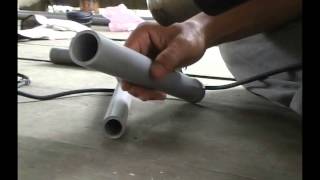 DIY A PVC ROLLER [upl. by Avilo]