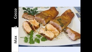 Salmone Croccante in Padella  Ricetta facile e veloce [upl. by Questa]