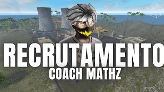 RECRUTAMENTO LINE DO COACH MATHZ [upl. by Kitarp]