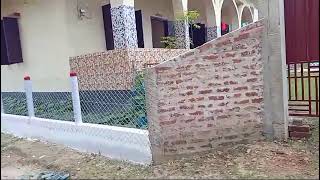 Boundary wall complete amp gate installed [upl. by Anile]