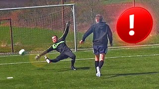 Amazing Goalkeeper Reflex amp Saves by German Amateur quotJanquot  freekickerz [upl. by Kaete]