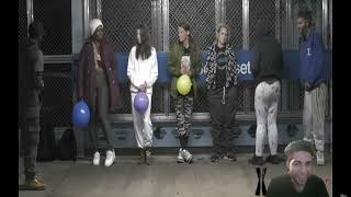 Pop The Balloon Subway Homeless Edition xtrovertpod reaction [upl. by Akiem]