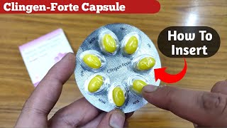 Clingen Forte CapsuleWhite Discharge से छुटकारा पाने की सबसे असरदार दवाईHow To UseFull Review [upl. by Duffie391]