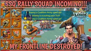 lords mobile MYTHIC RALLY TRAP VS SSQ RALLY SQUAD 2000 WAVES OF RALLIES INCOMING THE END 🔥 🔥 [upl. by Erena167]