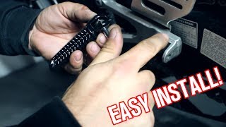 How To Install Motorcycle FootPegs [upl. by Alaikim639]