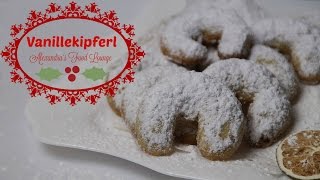 Vanillekipferl vom Blech und selber geformt WeihnachtsSpecial 2016 Rezept 7 [upl. by Adnolor80]