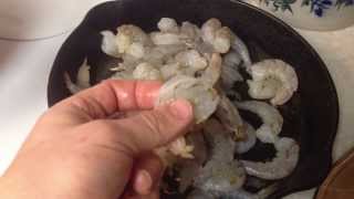 How to prepare and boil frozen raw shrimp [upl. by Aitnic770]