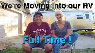 And so it begins Full Time RV Living [upl. by Minne]