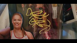 Wrestlecon 2024 Philadelphia  Ronda Rousey Autographed Collection [upl. by Droc696]