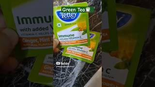 Green Tea Making  Tetley Green Tea Weight Loss  Green Tea 🍵 thebakingbreeze shorts trend [upl. by Petra]