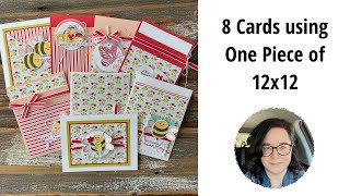 8 Cards from One 12x12 [upl. by Mcdonald]